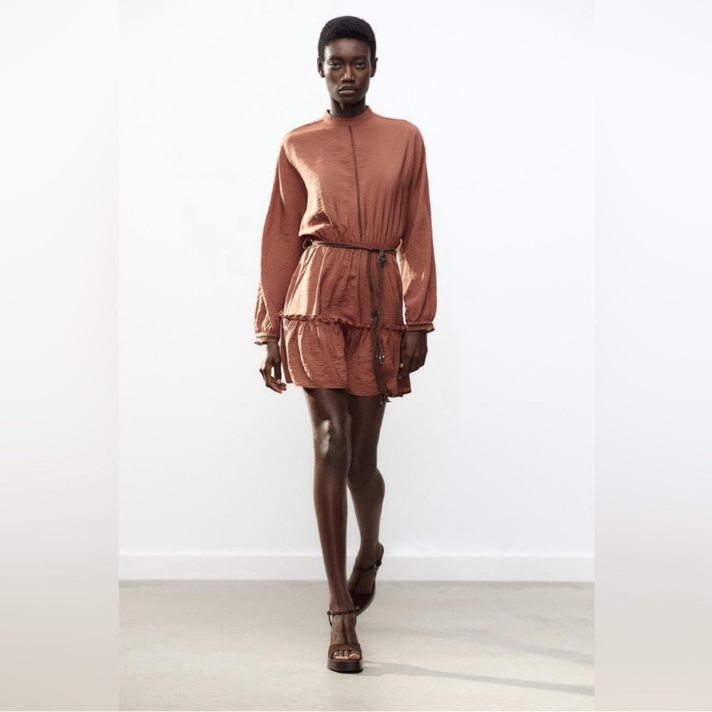 NWT Zara Terracotta Women's Dress